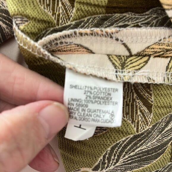 Gianni Bini Beckham Cut out Jaquard Print Sleeveless Front slit Lined Dress NWOT - Picture 11 of 11